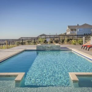 Stunning infinity pool at a seaside resort, perfect for relaxation and leisure travel.